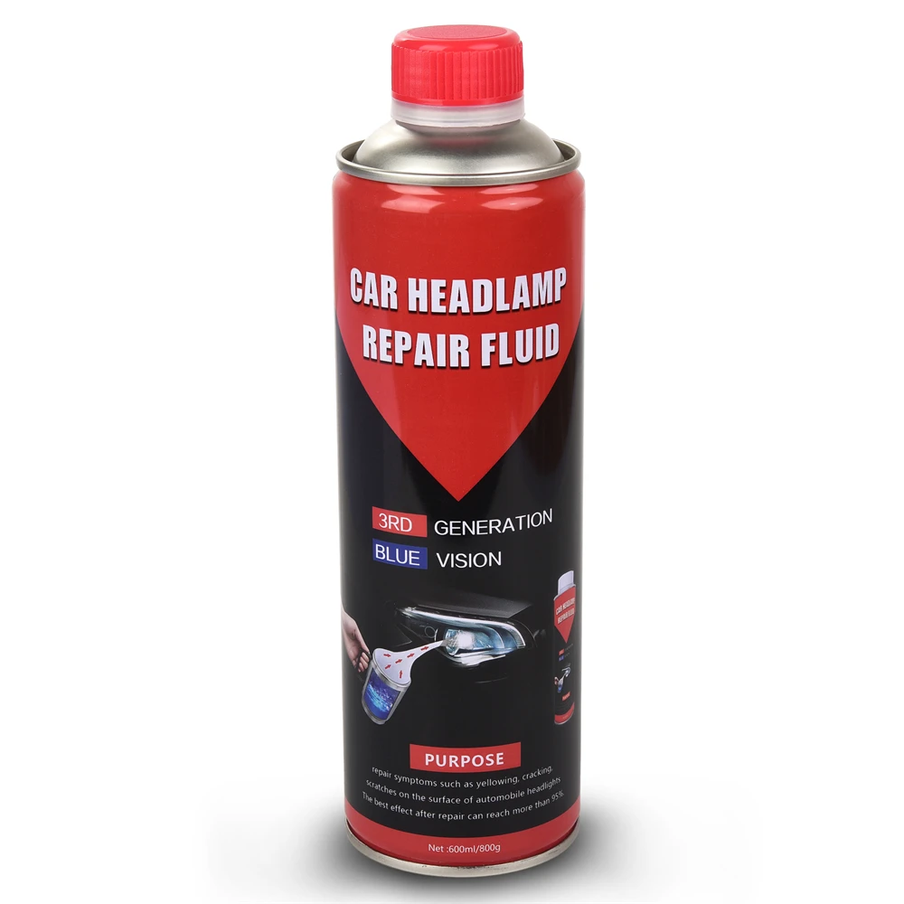 Headlight Restorer Car Headlamp Polish Cleaner Kit Refurbishment Scratch Repair Liquid Polymer Renew for Headlights