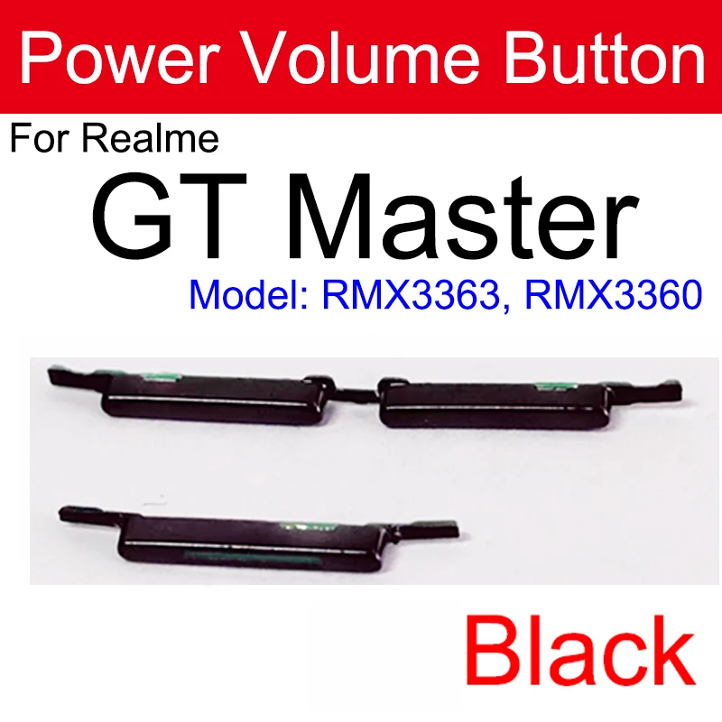 For Realme GT GT NEO 2 Neo 2T GT Master Explorer 5G Side Power Volume Keys Small Buttons Flex Cable Replacement