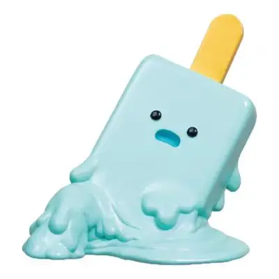 정품 액션 피규어 녹은 아이스크림 디저트 가챠 캔들 치즈 아이스크림 음식 모방 모델