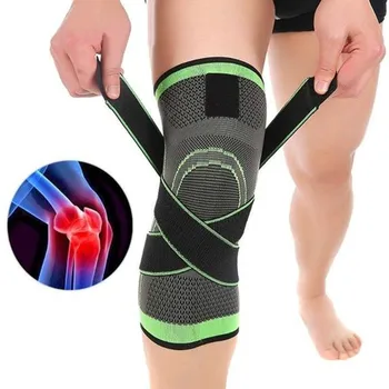 1PC Knee Support Compression Knee Brace Professional Protective Knee Pad Breathable Bandage Knee Brace Basketball Tennis Cycling