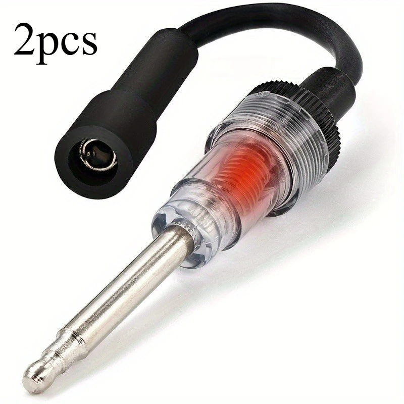 2pcs Automobile Simulator Tester, Spark Plug Ignition Detector, Gauge, Nozzle, Jump Ignition Gauge, Engine