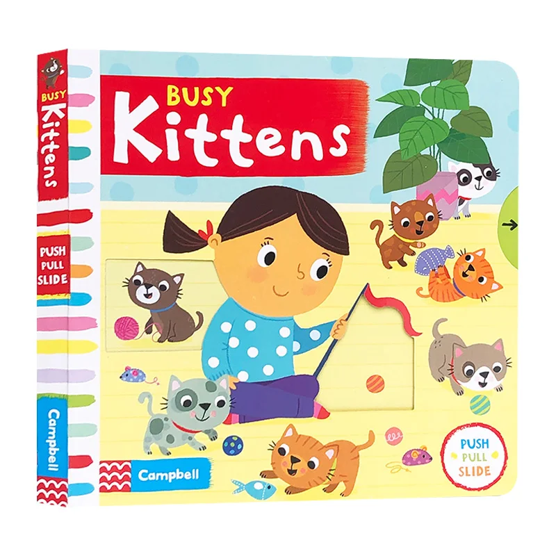 

Busy, Busy Kittens, Baby Children's books aged 1 2 3, English picture book, 9781529024401