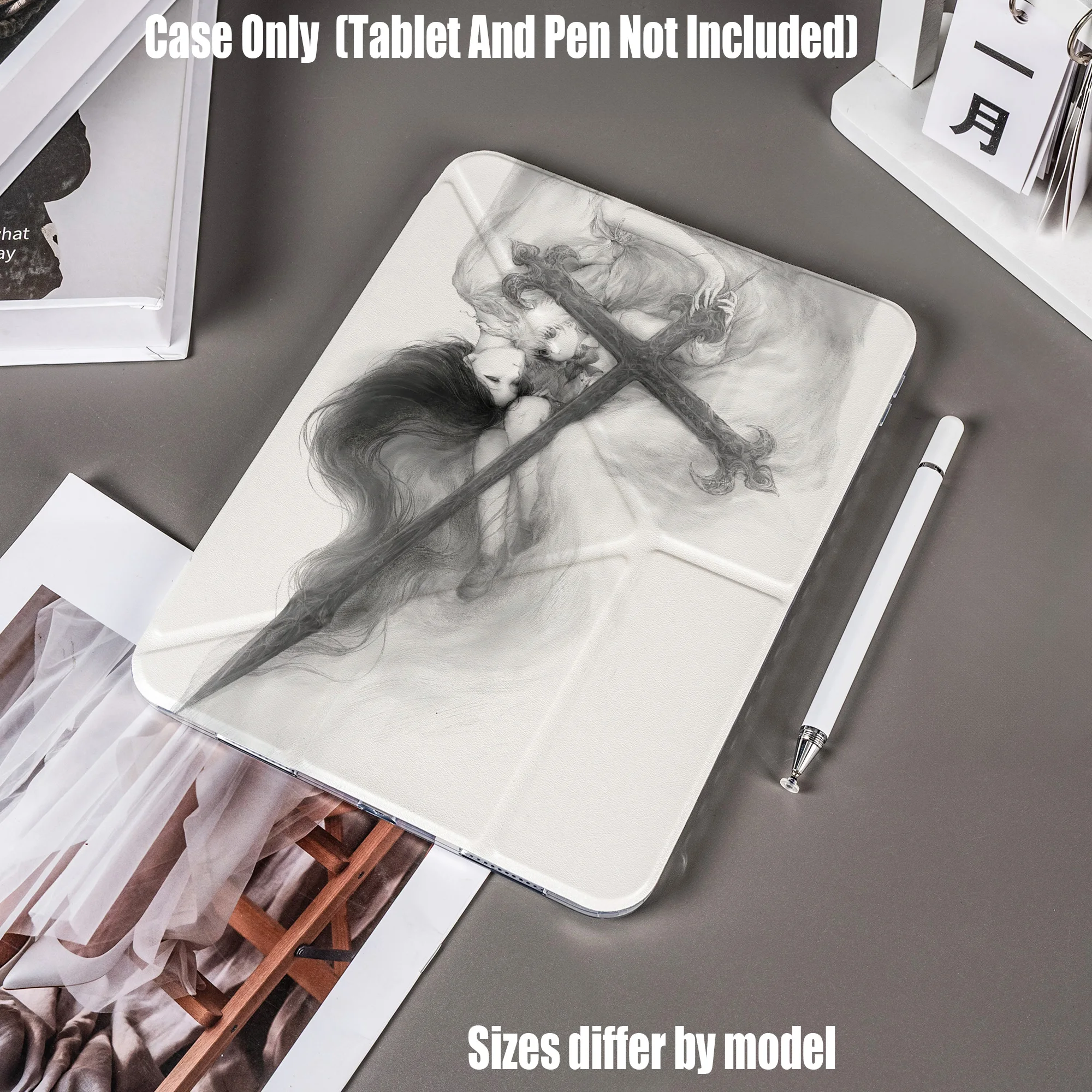 Premium TPU Tablet Case for Samsung and Apple All Models Slim Fit Protective Cover，Shockproof Lightweight Durable