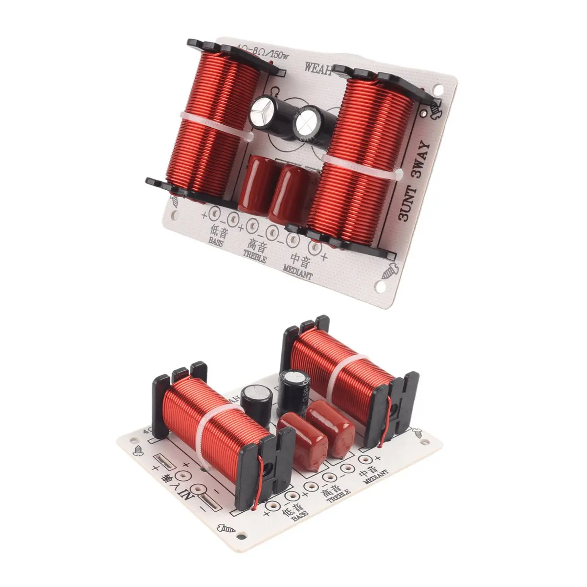 DT89 HOT 150W HiFi Crossover Filter Module 3 Way Speaker Frequency Divider for DIY Home Speaker Treble Medium