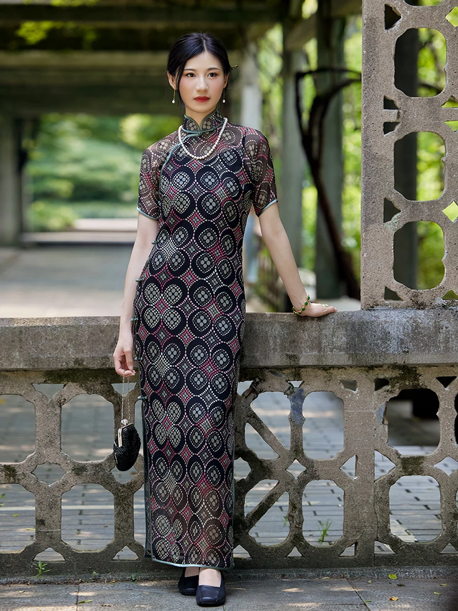 

Дышащая повседневная блузка Top Ulara в стиле ретро-модерн, однотонная, без шелка, с длинным рукавом, круглым вырезом и низким разрезом