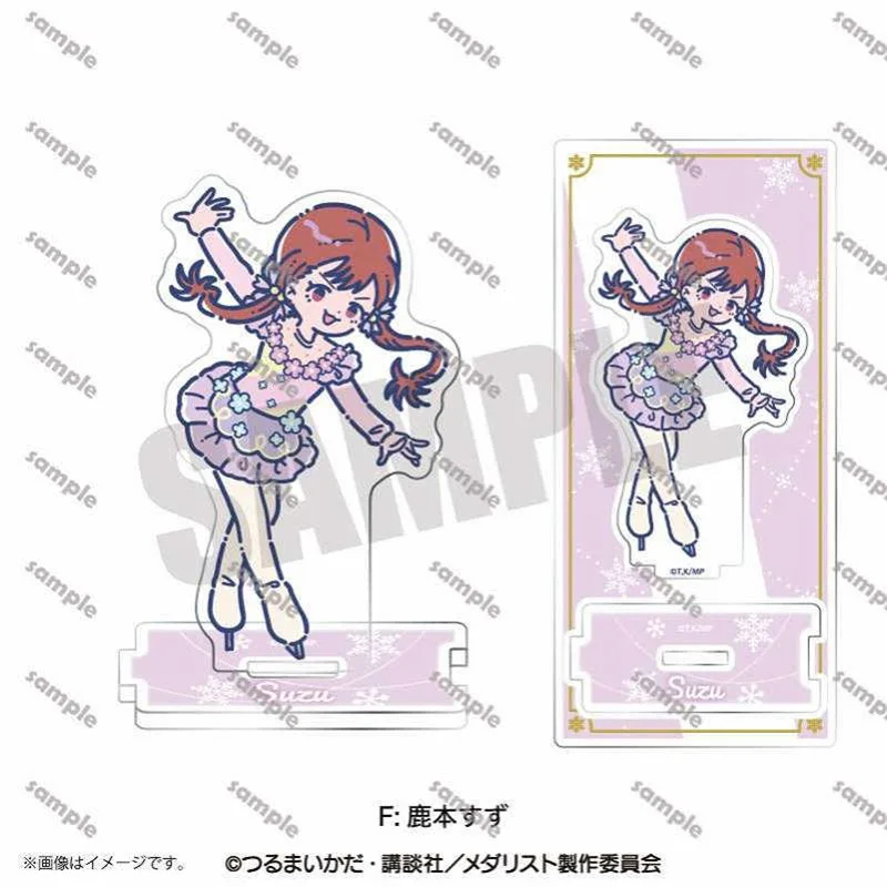 Mini Medalistka Acg Stand Inori Yuitsuka Śliczny Akrylowy Stojak Tsukasa Akeuraji Figurka Ozdoby na Biurko Hikaru Kamisaki Statuetka Zabawki
