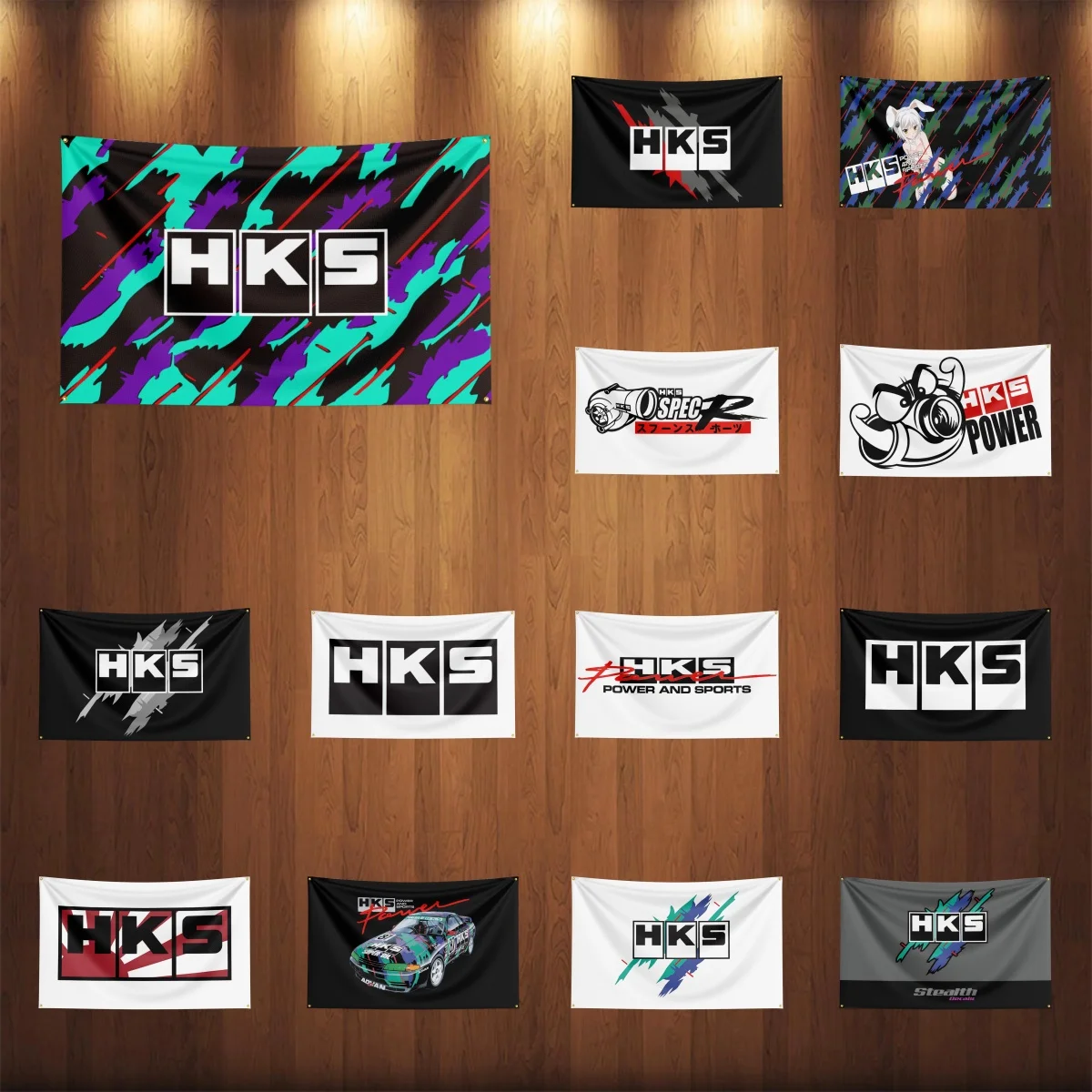 

3x5ft H-HKSs Auto Parts Flag Room Decor Flag Outdoor Decorations Flags for Rooms