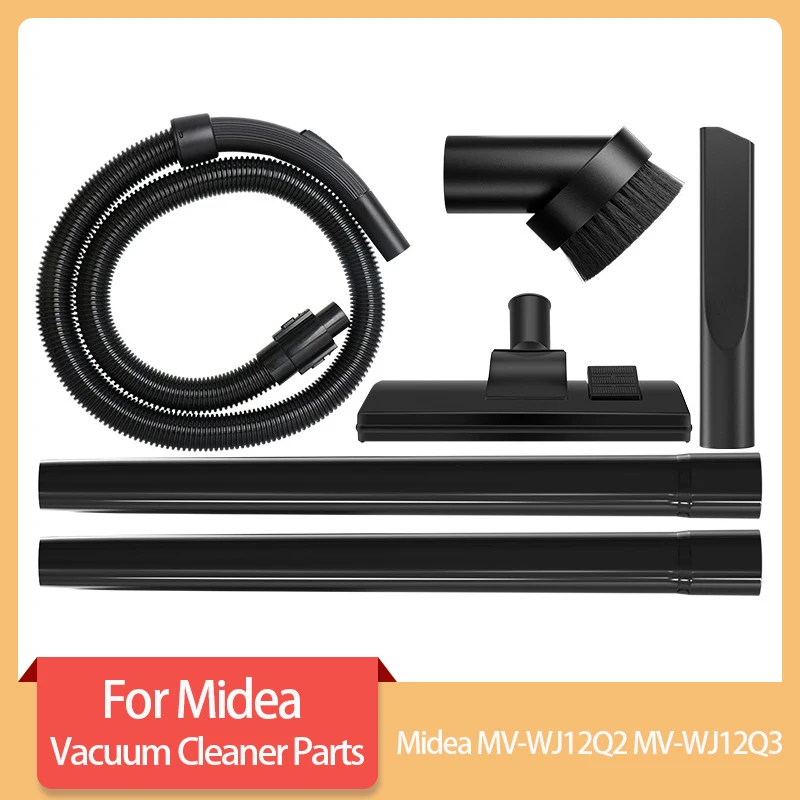 Voor Midea MV-WJ12Q2 MV-WJ12Q3 Stofzuiger Accessoires Converter Vacuümbuis Ronde Borstel Vloer Borstel Set Vervangende Onderdelen