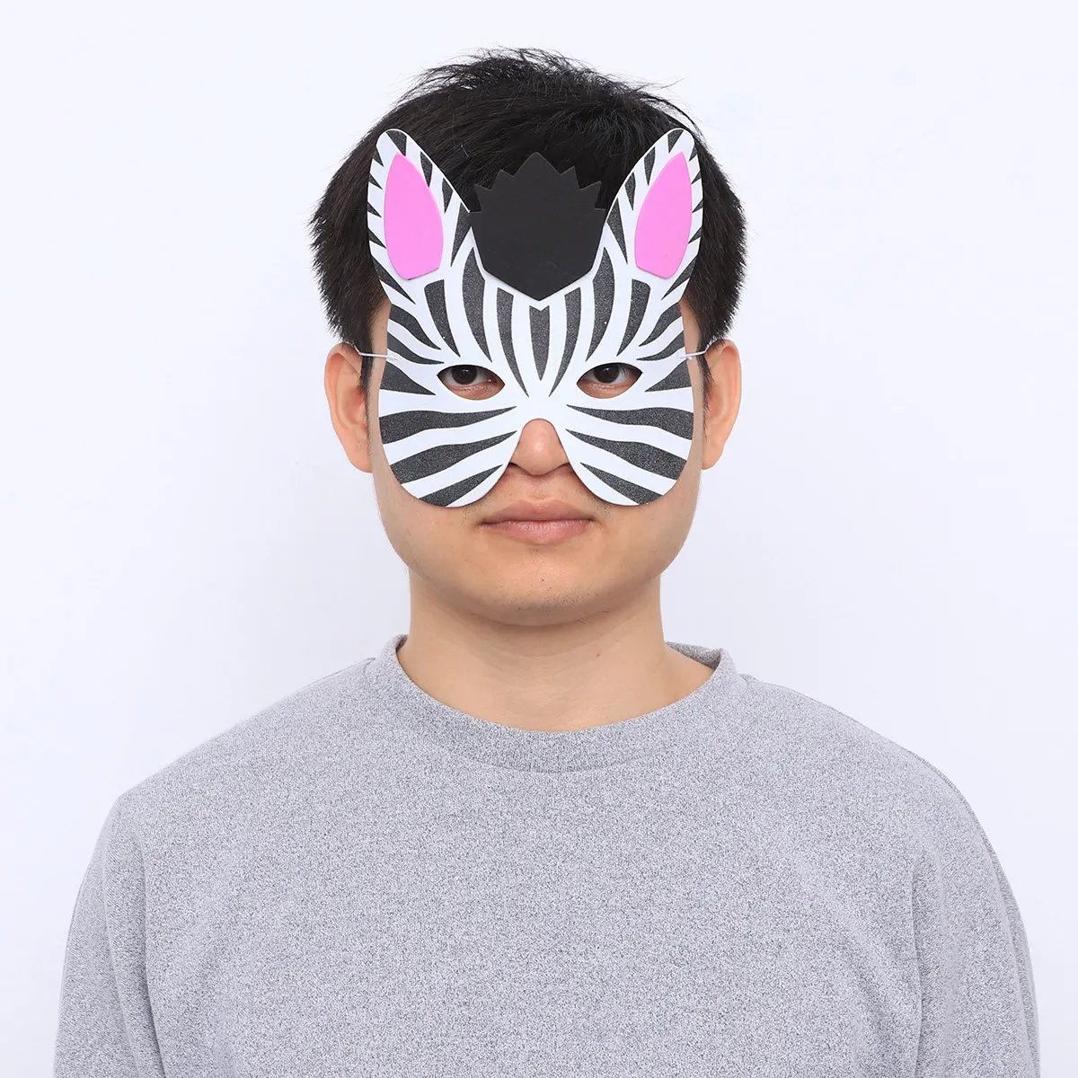 5Pcs Animal Face Patterns Kids Costume Mask Birthday Party School Fun Reward Masquerade Ball Masks