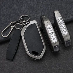 5/6/7/8/9 Buttons Zinc Alloy Silicone Car Key Case Cover Shell Remote Key Fob For Kia Picanto Sorento MQ4 Carnival KA4 K5 Carens