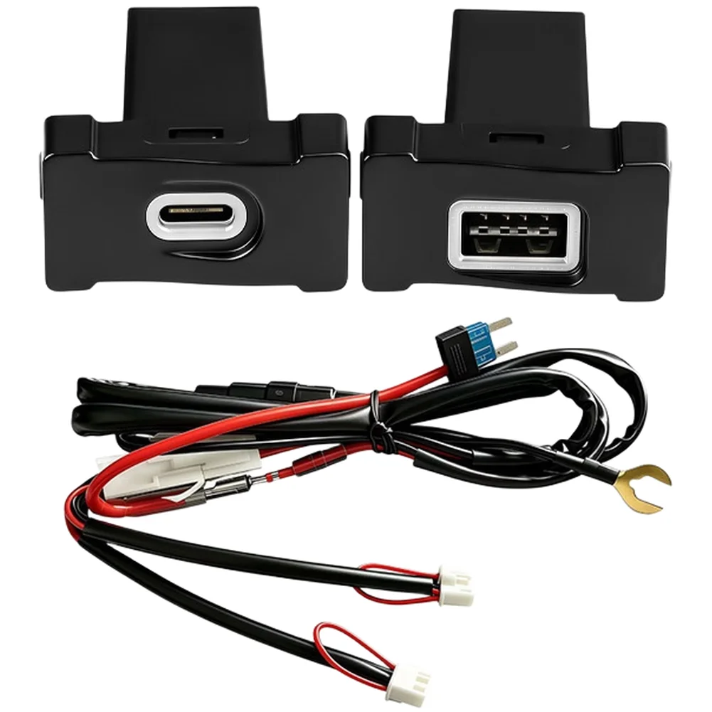 For Iveco Daily Specific 36W Car Charger Dual USB Output For PD .0 Fast Charging with Ambient Light and Smart Safeguards