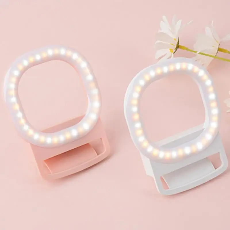 Mini Fill Light Mobile Phone Taking Photos Live Streaming Beauty Selfie Lights Usb Rechargeable Fill Lamp Selfie Lights