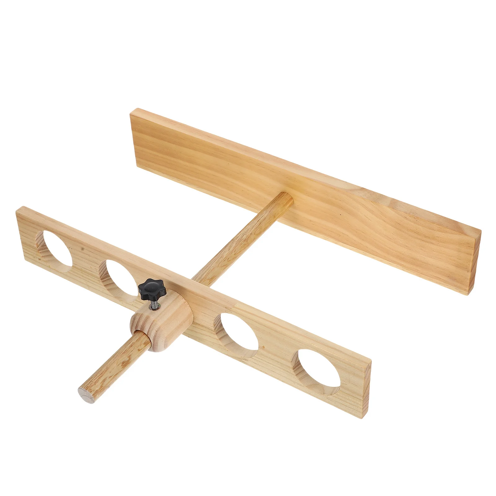 

4 Hole Wooden Adjustable Chemistry Funnel Stand Laboratory Equipment Base for School Science Experiments Stem Education