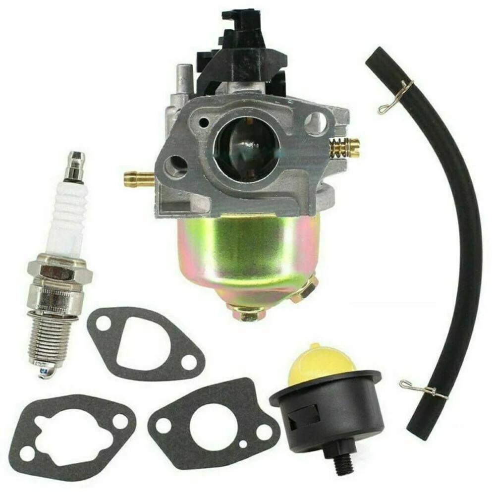 Imagem -02 - Lawn Mower Garden Tool Kit Carburador Spark Plug Primer da Bomba Junta Mangueira para Junta Gc-pm 46 s Gc-pm 51 s hw Hbm 46 r