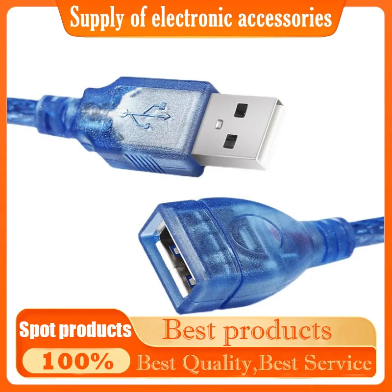 USB extension cable Male head to female computer U disk mouse keyboard USB2.0 extended data cable to cable