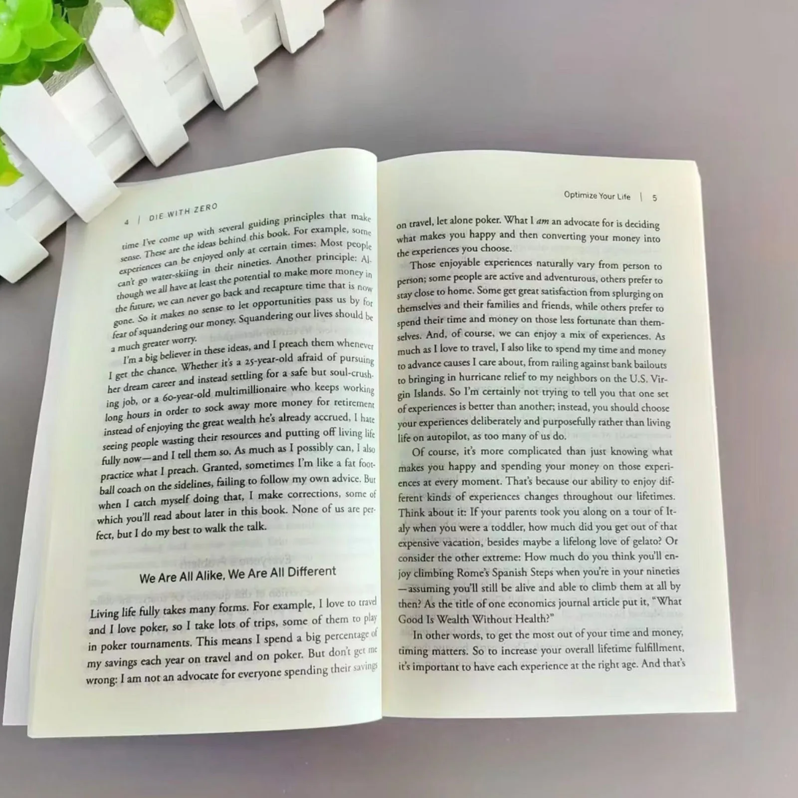 "Die With Zero" de Bill Perkins: maximizando las experiencias de vida a través de la gestión inteligente de dinero - Edición en inglés