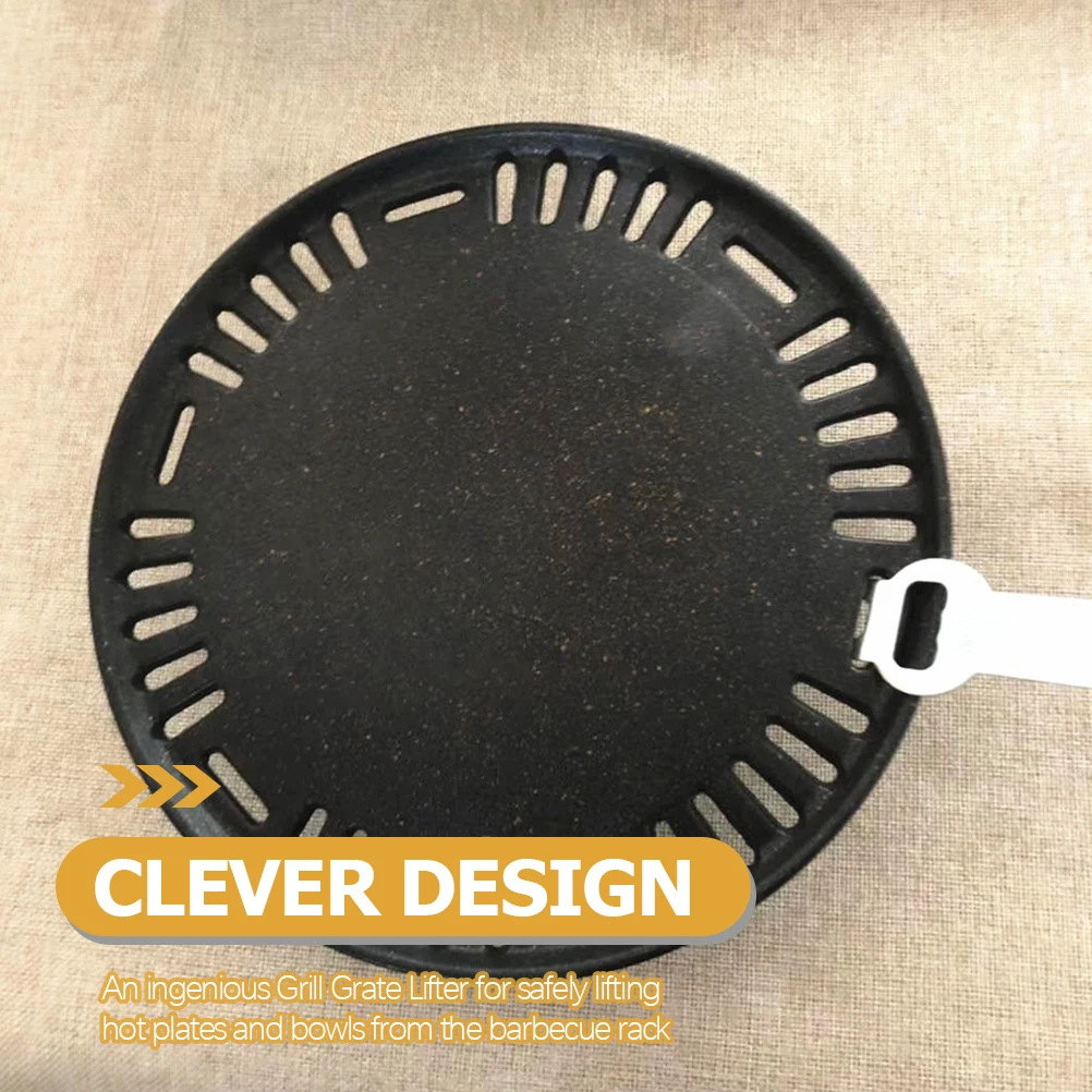 

Barbecue Tool Set Stainless Steel Grill Lifter Rotisserie BBQ Durable Heat Insulation Gripper Baking Tray Pan Hot Plate Kitchen