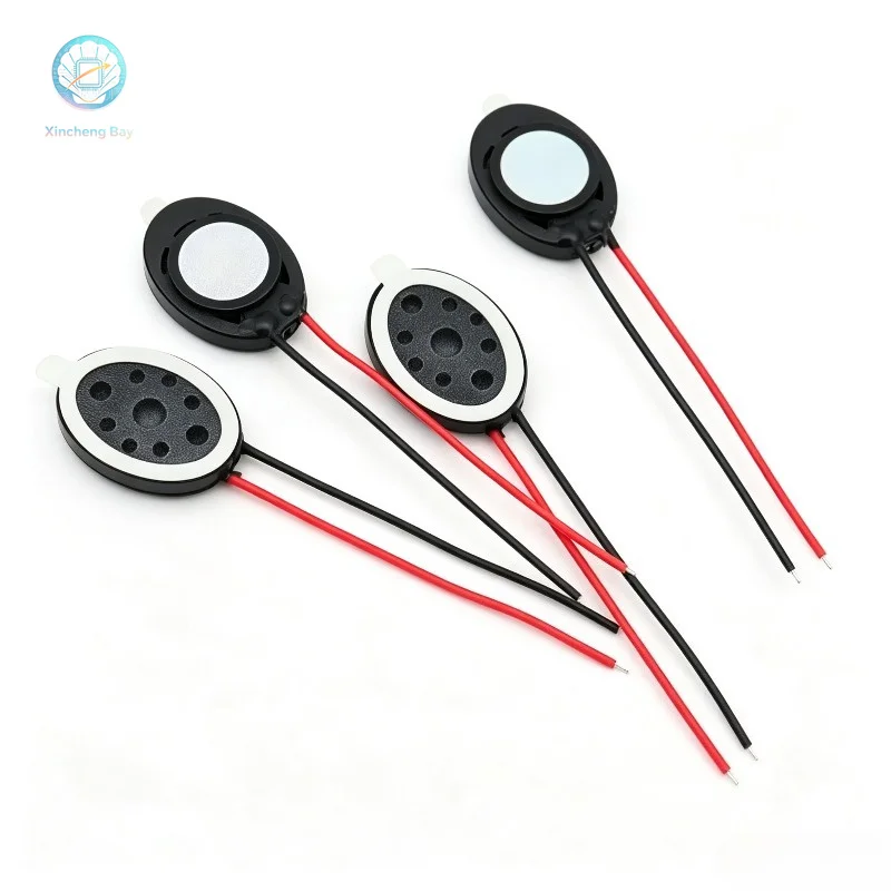5PCS 8R 1 Watt 1510 1712 2014 2415 2030 2209 2809 Runway Horn 8 Ω 1W Double Magnetic Speaker 2P 2Pin Sound 8 Ohms With 60MM Wire