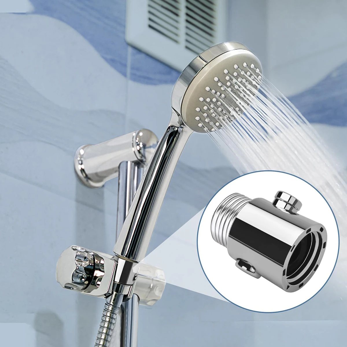 Shower One-touch Stop Valvewater-saving Temperature Control Valveshower Flow Restriction Valveshower Flow Control Valveregulator