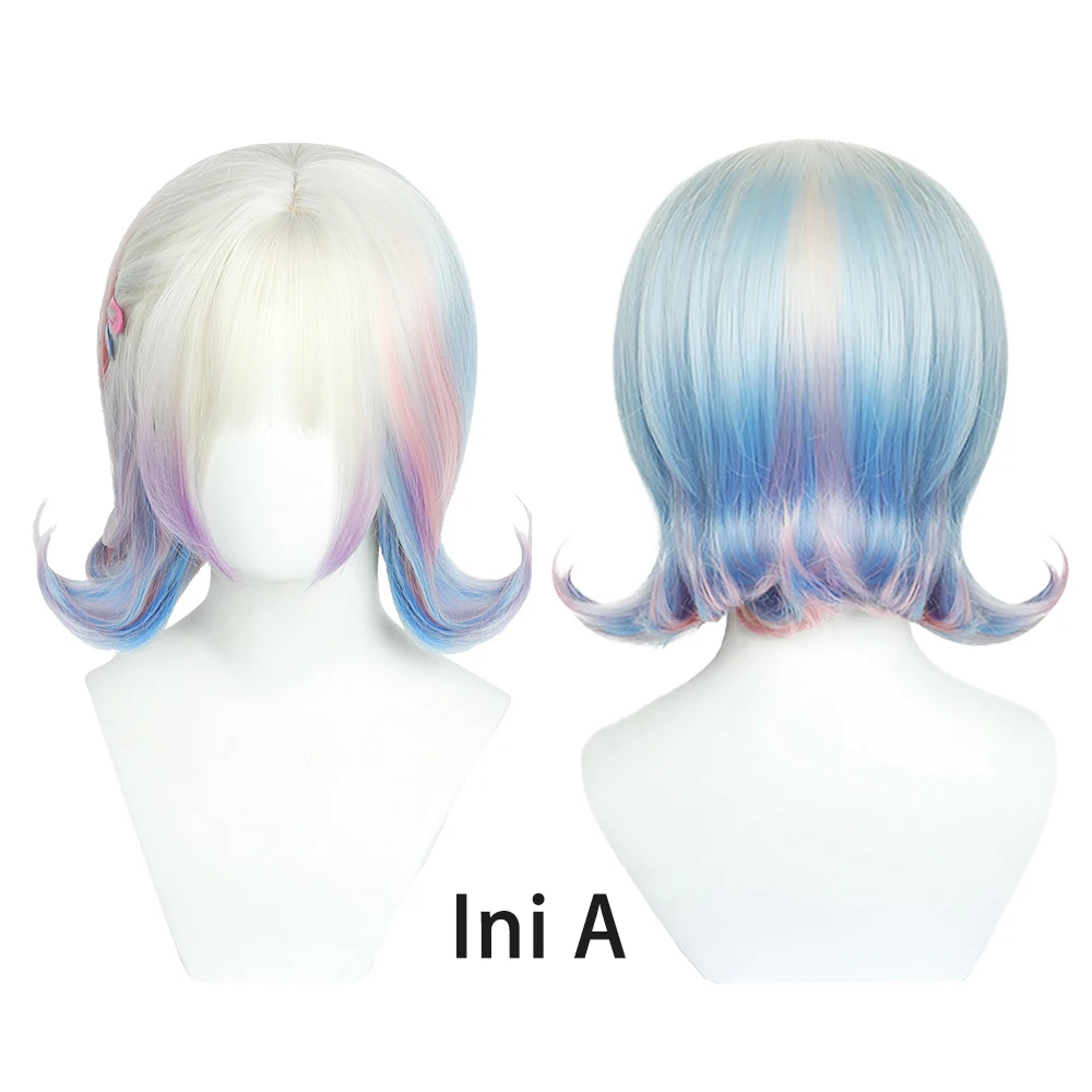 

On Wednesday, Enid Sinclair Cosplay A 14-Inch Short Curly Hair With A Beige Gradient For A High-Quality Halloween Party Wig