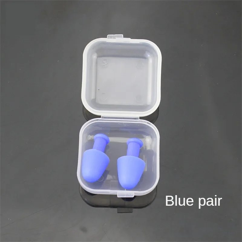 2pcs Earplugs Soft Anti-Noise Ear Plug Waterproof Swimming Silicone Swim Earplugs For Adult Children Swimmers Diving Accessories