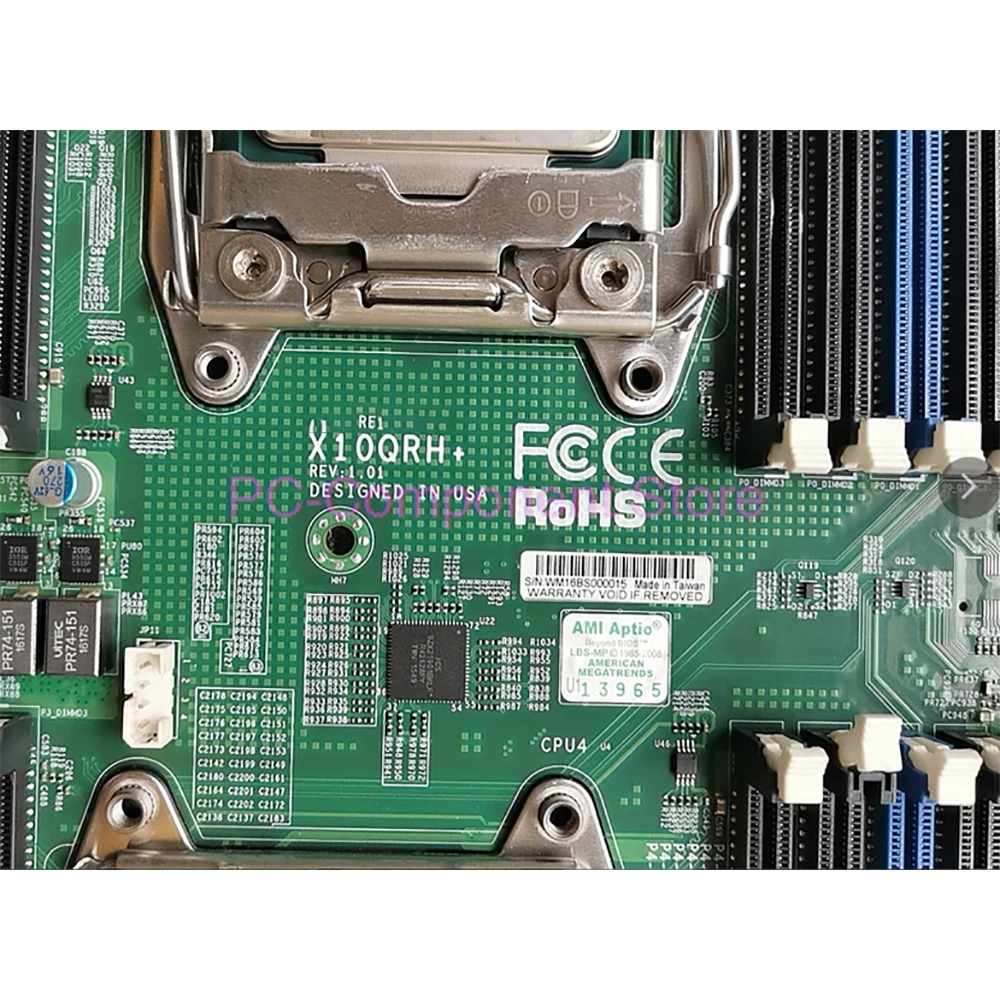 For Supermicro Four-way Server Motherboard E54600V3/V4 X10QRH+ Rev: Version 1.01