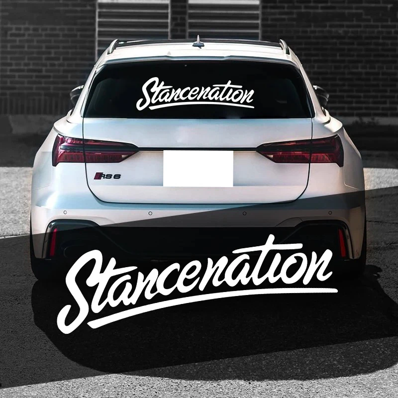 

Car Sticker Stancenation Cool Originality On Bumper Rear Windshield Windows Decorative Auto Vinyl Decal наклейки на автомобиль