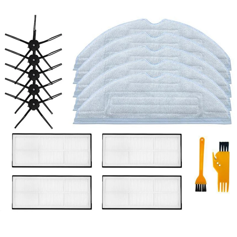 Substituição para xiaomi roborock s7 t7s plus mop pano filtro hepa escova lateral aspirador de pó peças reposição acessórios