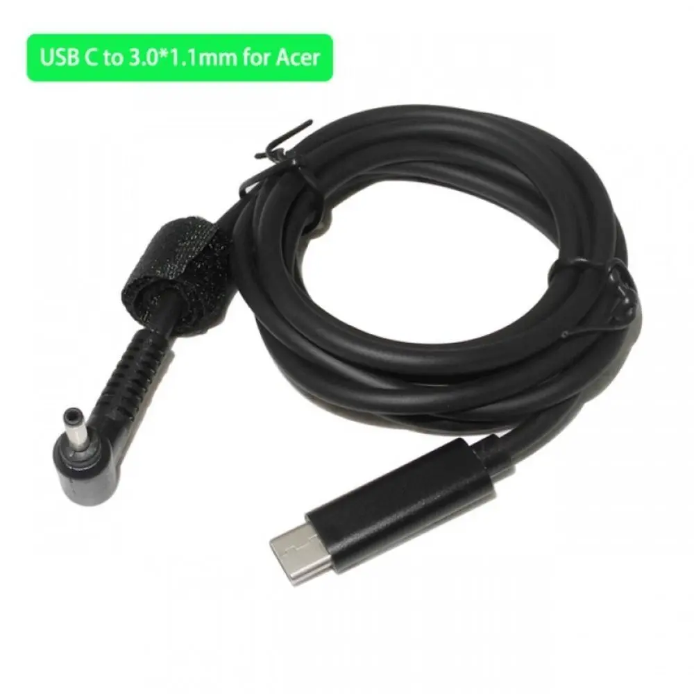 

Type C To DC Laptop Power Adapter Cord USB C PD USB C PD Charging Cable Fast Charging Poratble Laptop Power Adapter Converter