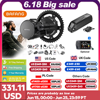 Bafang 48V 500W Mid Drive Motor Kit 48V BBS02 BBS02B Electric Bicycle Conversion Kits 8fun EBike Engine Parts With 48V Battery