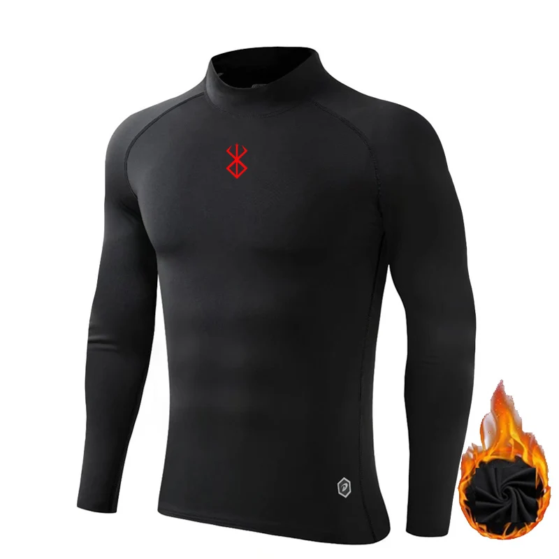 Mens Winter Long Sleeve Shirt Warm Base Base Layer White Skin Fleece Thermal Underwear Kids Pullover Crew Neck T-Shirt