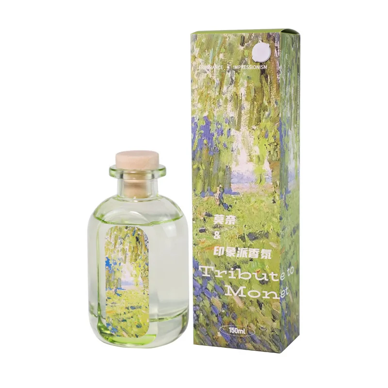 XMSJ Custom‑Printed Reed Diffuser, 60‑90 Days Lasting Natural Essential Oil Liquid Home Indoor Air Freshener