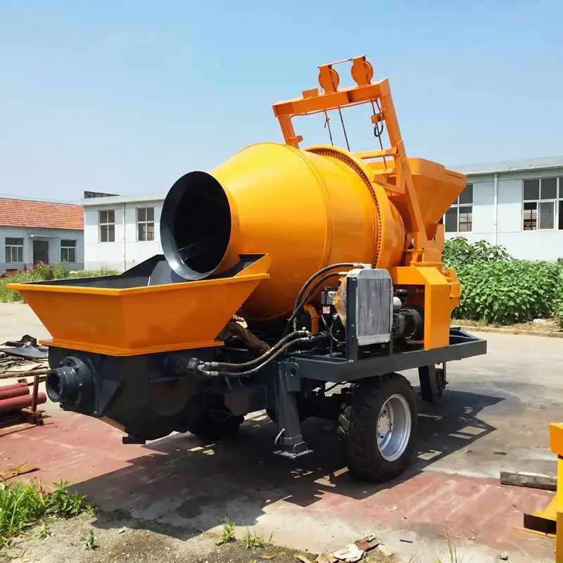 Multifunctional Concrete Production Transportation Integrated Pump Machine Long Distance Transfer Unit