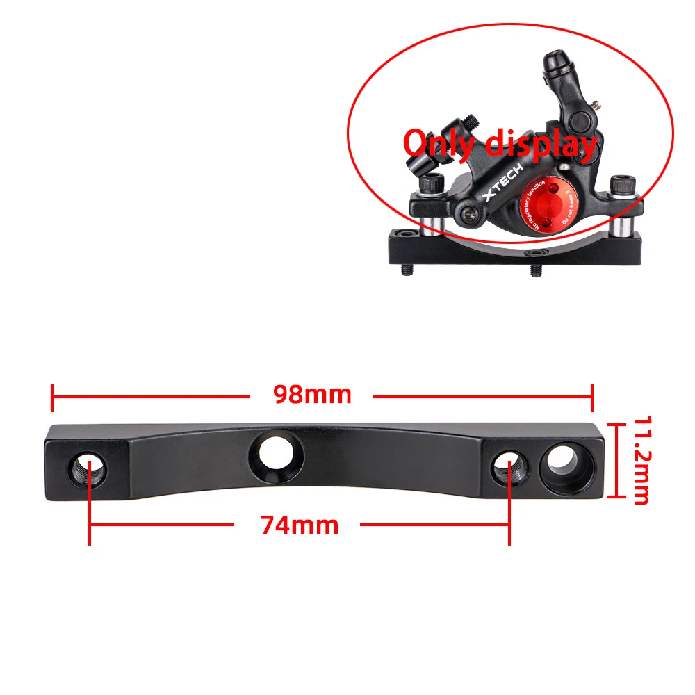 ZTTO Kit adattatore freno HB100 per Xiao Ml M365 Pro 1S 2 Scooter elettrico adattatore di conversione staffa freno in lega di alluminio CNC