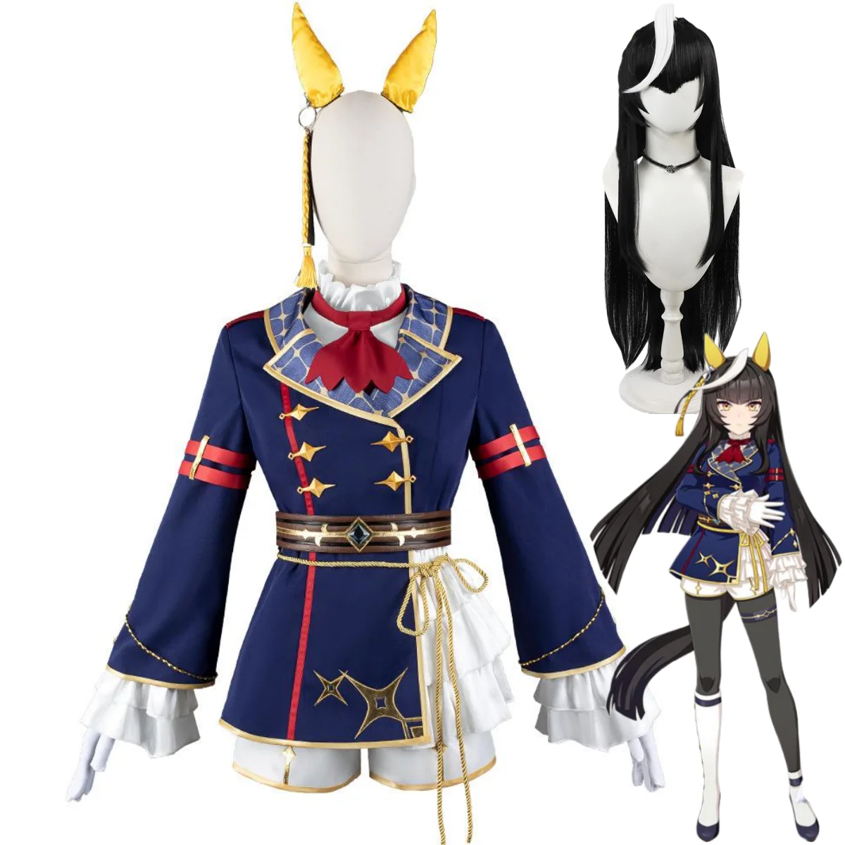 Game Umamusume: Pretty Derby Calstone Light O Cosplay Costume Japan South Korea JK Uniform Skirt Woman Sexy Party Carnival Suit