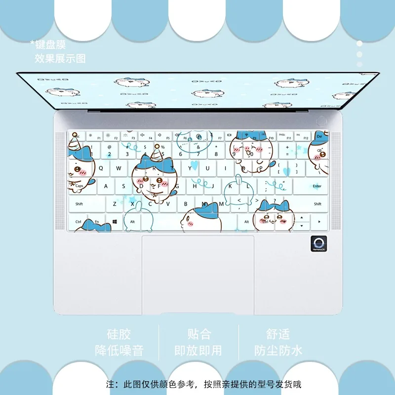 Momonga Chiikawa Keyboard Protective Film Laptop Cover Soft Silicone Anti-dust Waterproof Ultra Thin Cute Kawaii Portable Gift