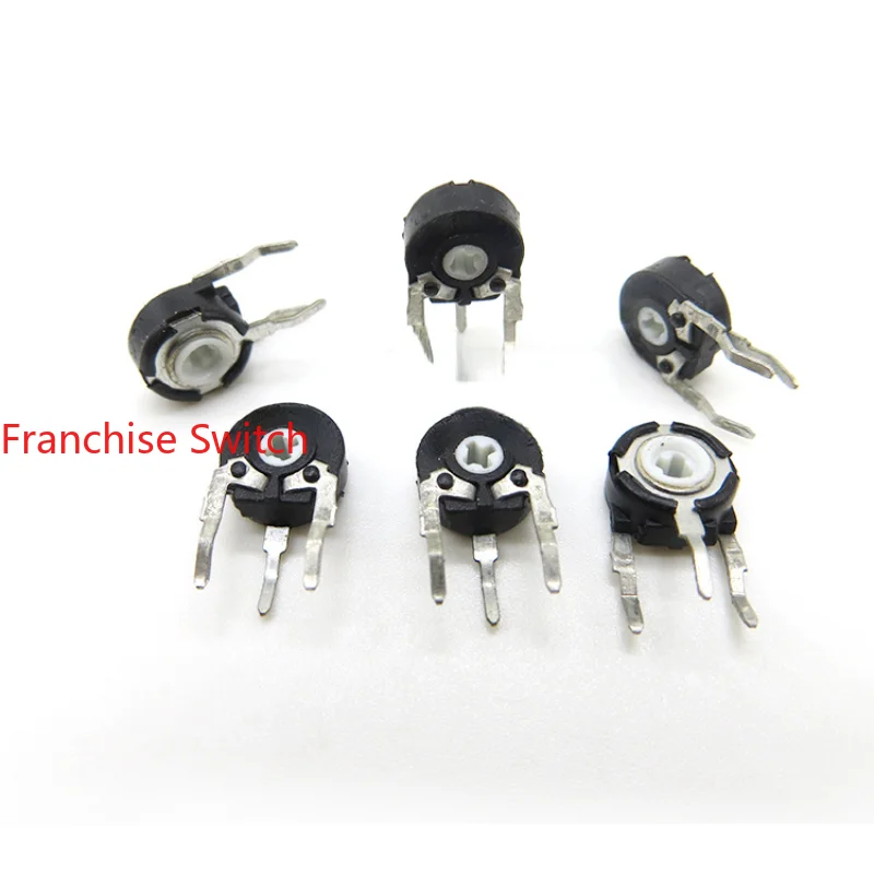 10PCS PT06-103A 10K Vertical Cross Arrow Hole PT6KH-103A Adjustable Potentiometer