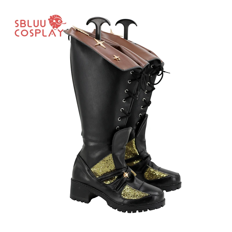 

SBluuCosplay Game Arknights Blaze the Igniting Spark Cosplay Shoes Halloween Party Custom Made Boots