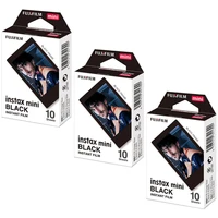 Fuji-Película de marco negro para cámara Fujifillm Instax Mini 12, 9, 8, 7s, SP-1 para impresora/2, 10-30 hojas