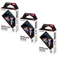 Original 10-30 Sheets Fuji Instax Mini Black Frame Film For Fujifillm Instant Mini 12 9 8 7s Camera For SP-1/2 Printer Link