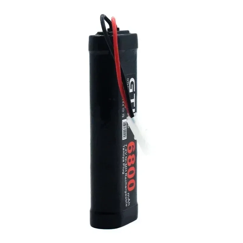 Imagem -03 - Bateria de Substituição Nimh com Conector de Descarga Tamiya 7.2v 6800mah rc Toys Carros de Corrida Barco Aeronave