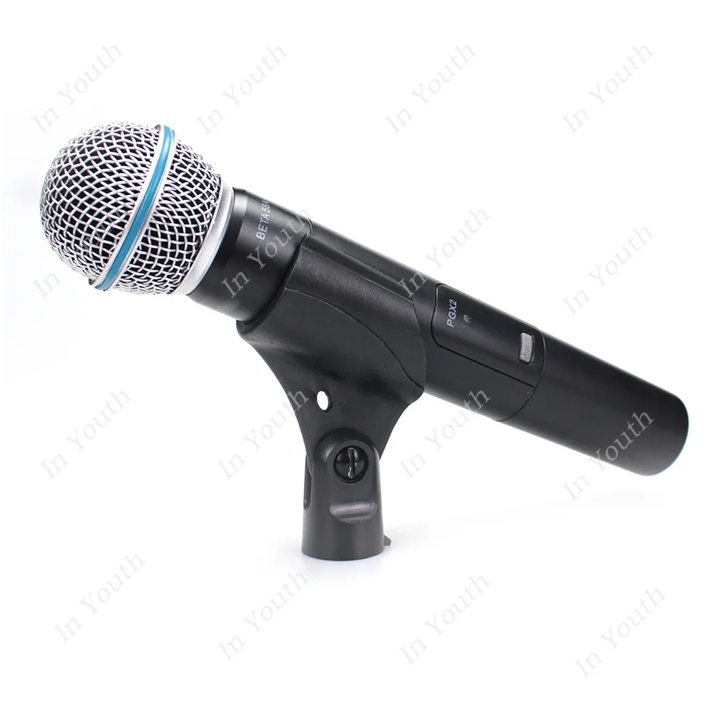 SLX4 Beta58 S58 Professional UHF Handheld Lavalier Mic Wireless Microphone System for Church