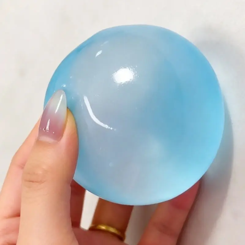 Cute Translucent Coconut Oil Squeeze Ball High-value Appearance Plasticity No Rebound Stress Relief Fidget For Kids Adults