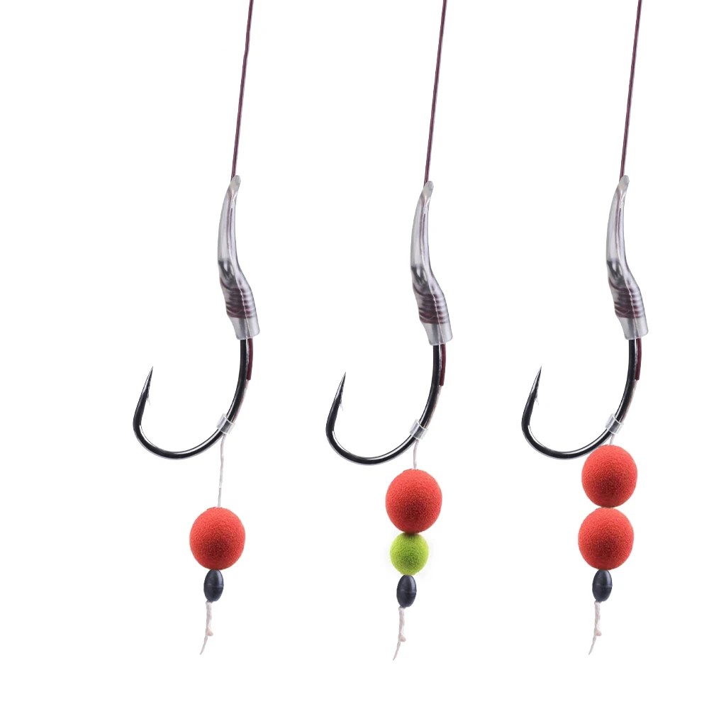 carp fishing hook set FTK European Carp Fishing Group 2#-8# 10-30LB Sub-Line Fishing Hook Set Kit  for Carp Fish Tackle Pesca Iscas Tools Accessories