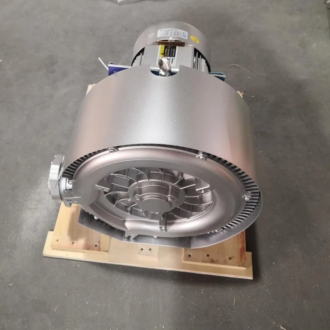 Factory Supply 4KW Two Stage High Pressure Industrial Air Blower For Sale