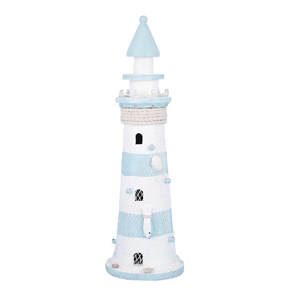 

Lighthouse Ornaments Decoration Nautical Style Beachy Lighthouse Decor Room Accessories Ocean Theme Mini Figurines