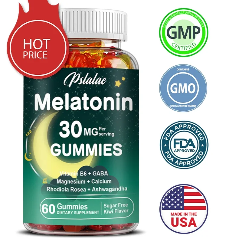 

Melatonin Gummies 30 mg - Helps Reduce the Time It Takes to Fall Asleep