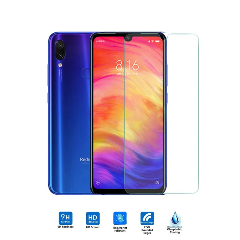 Защитное стекло, закаленное стекло 9H для Xiaomi Redmi Note 10 Pro Max 10S 9S 9T 8T Redmi Note 5 7 6 5A 4 4X