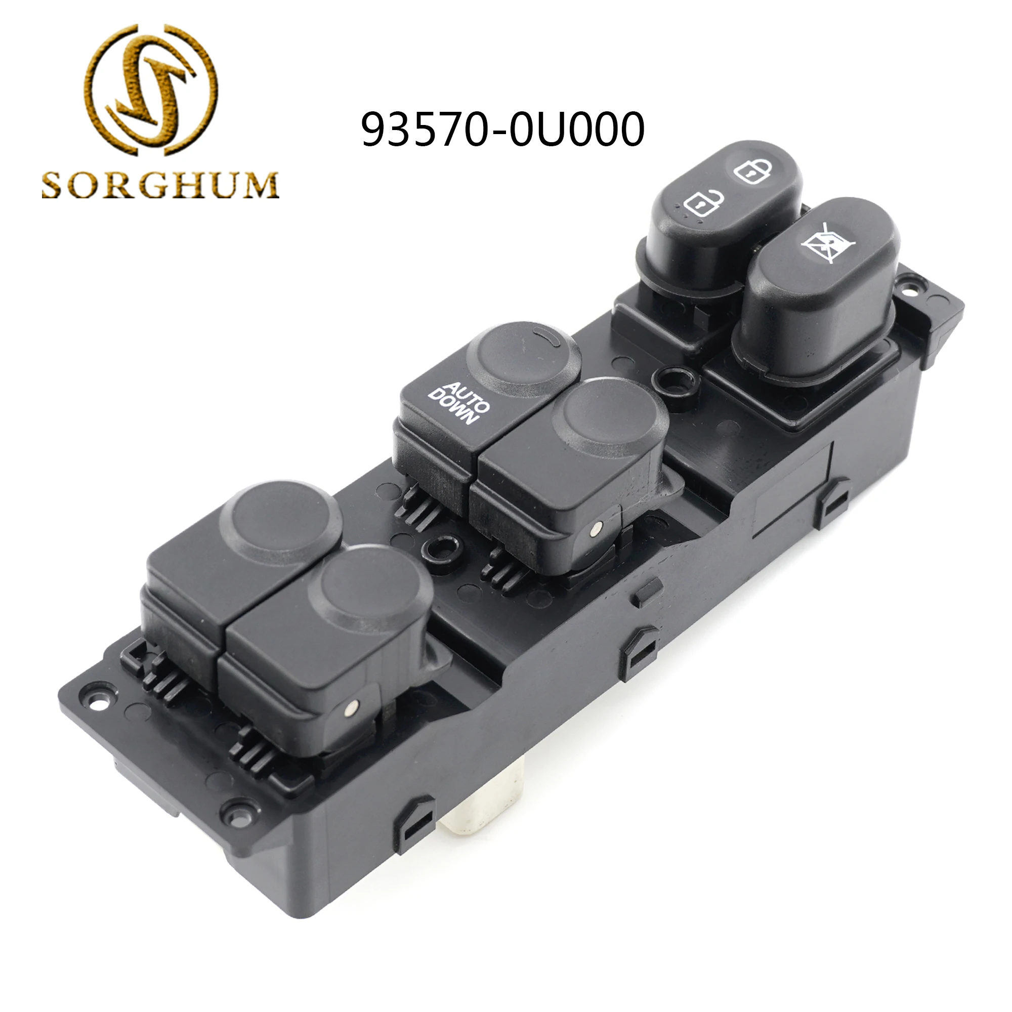 

SORGHUM 93570-0U000 93570-0U110 LHD Side Master Power Window Switch For Hyundai Accent 2010 2011 2012 2013 2014 93670-1R410