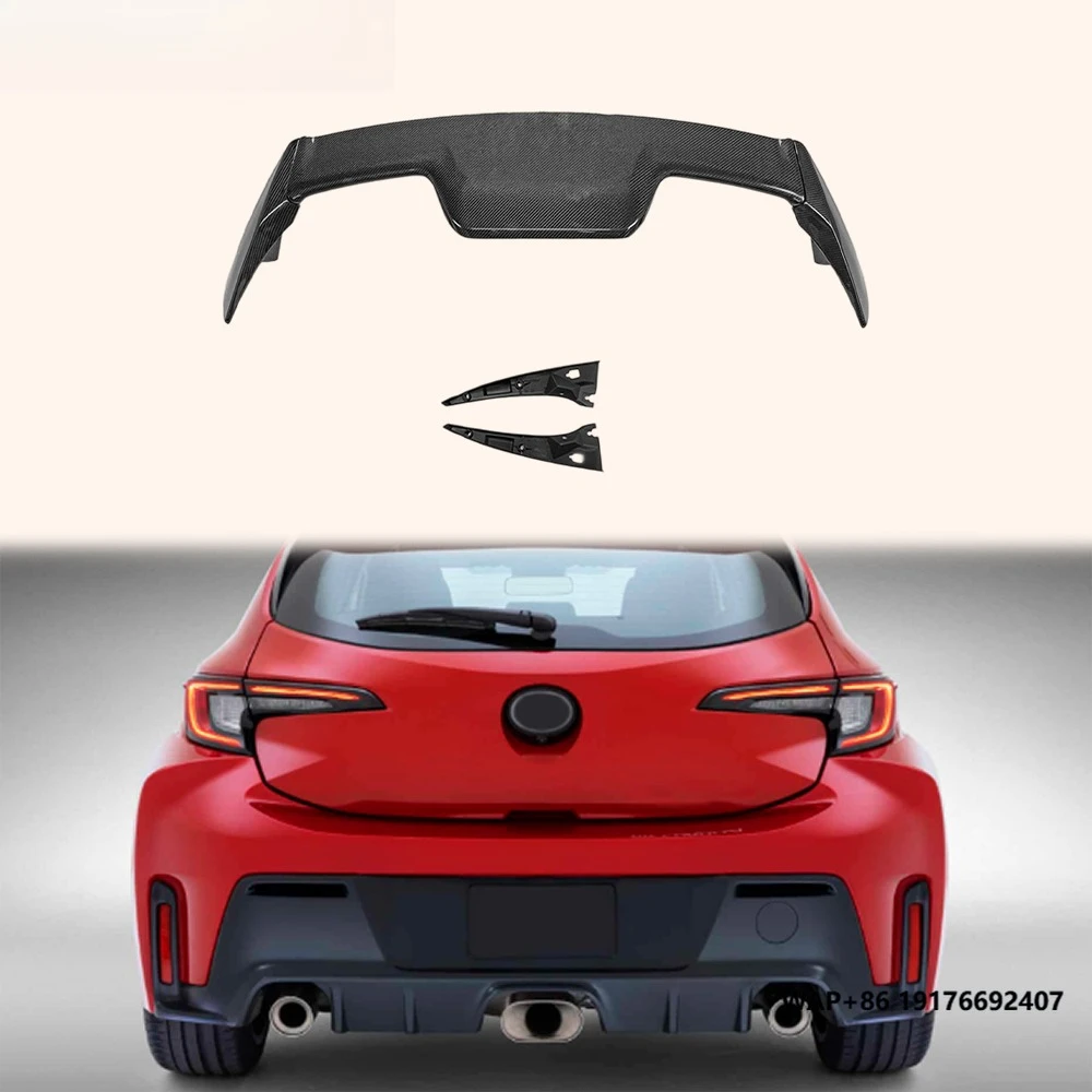 

ForToyota 23-25 GR Corolla Circuit Edition Carbon GRMN Style Rear Spoiler Wing